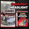 XPERTCHEMY Headlight Restorer Kit,Fast-2 Step Process Headlight Restoration Kit for