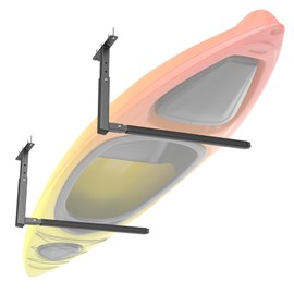 WALMANN Ceiling Kayak Storage Rack Garage, Overhead Kayak Hanger(1 Kayak)