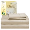 California Design Den Queen Sheet Set, 100% Cotton 400 Thread
