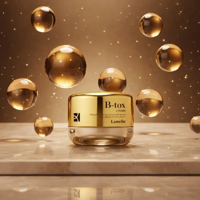 Crema Lamelin B-TONIX Anti Edad con Péptidos y Ácido Hialurónico,