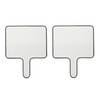 koundeneko Dry Erase Board, Handheld, Answer Board, Set of 2,