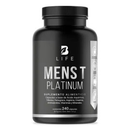 Precursor D Testosterona Mens Testo Platinum 240 Caps B Life                                                                                          