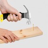 Hotooldo 1 Pcs Small Hammer,8oz Claw Hammer,Stubby Mini Hammer with