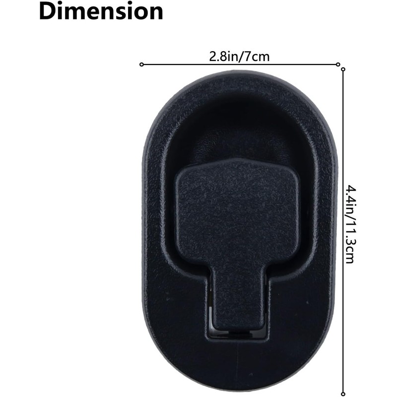 PurYupearl 1PC Black Recliner Replacement Part Sofa Chair Couch Release