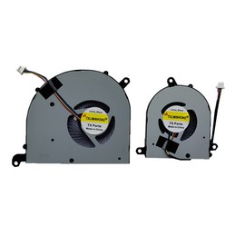 TXLIMINHONG New CPU & GPU Cooling Fan for MSI Modern PS63 8RC PS63 8M MS-16S1 MS-16S3 MS-16S2 Series BS5005HS-U3J 16S1-CPU BS5005HS-U3I 16S1-GPU DC5V 0.50A Fan