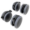 Design61 Set of 4 Universal Furniture Castors with Brake Swivel