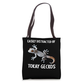 Easily distracted by Tokay Geckos. Tokay Gecko Tote Bag