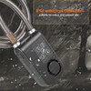 Intelligent Bicycle Lock, Anti-Theft Bicycle Alarm Lock 110dB Universal Security
