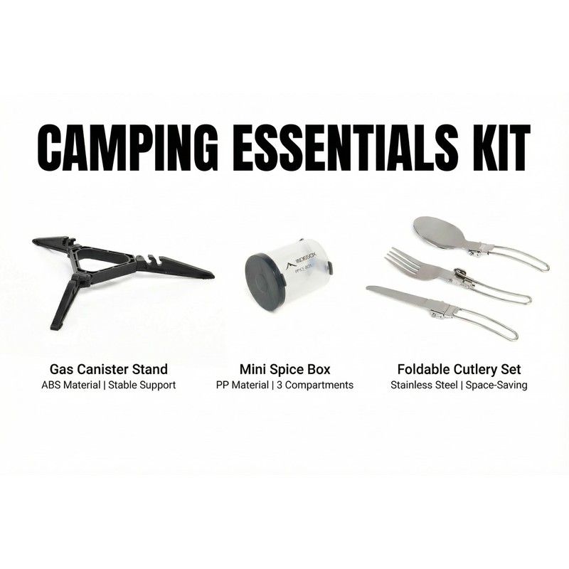 Widesea 1-2 Person Camping Cookware Set – Backpacking Pot with