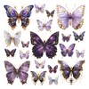 XERE 400 Pcs Butterflies Flora and Fauna Scrapbook Stickers Set