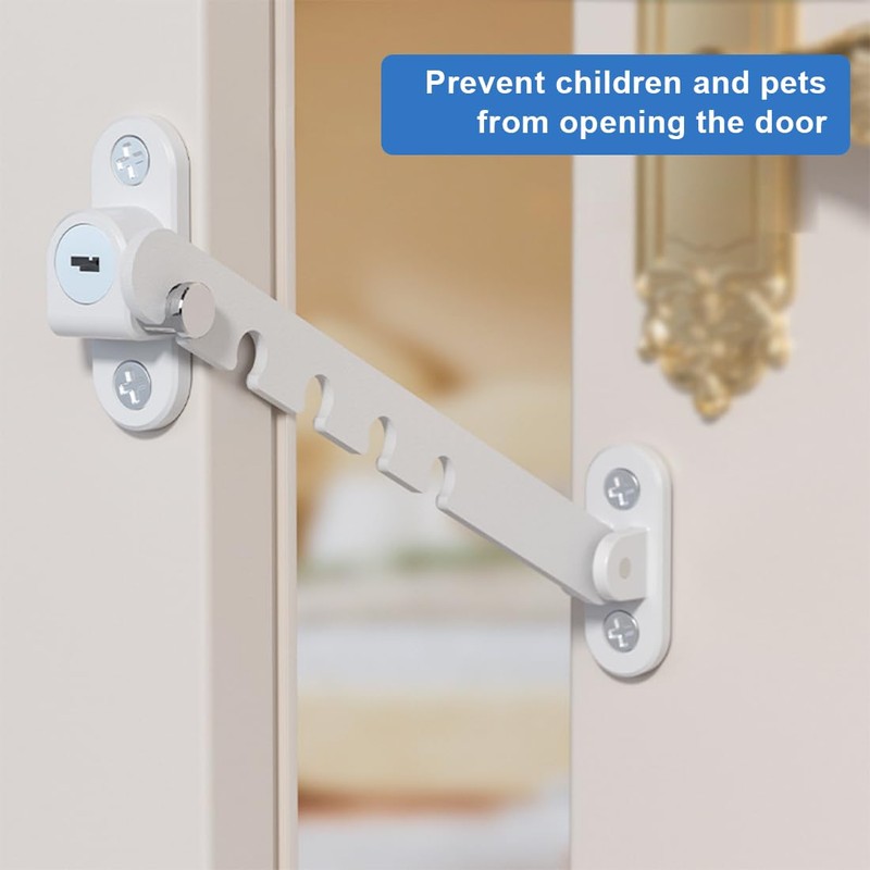 Set of 2 Tilt Regulators for Windows, Window Locks, Slam