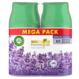 Air Wick Pure Freshmatic Relaxing Lavender Meadow Max Twin Refill 250ml Each - Automatic Air Freshener