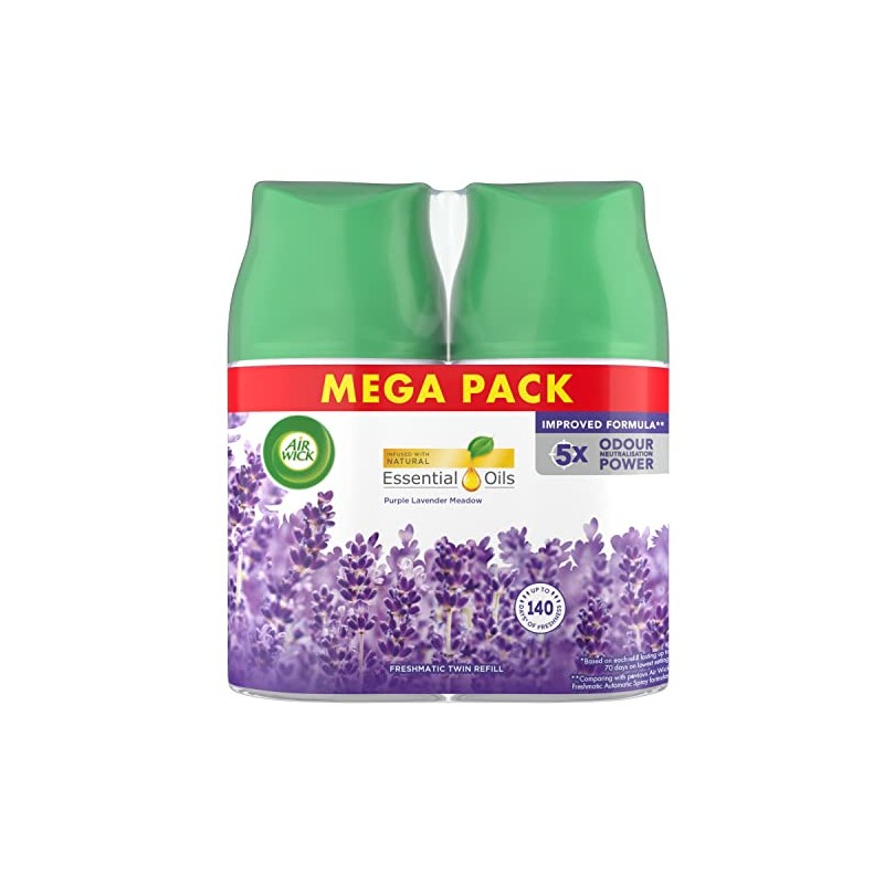 Air Wick Pure Freshmatic Relaxing Lavender Meadow Max Twin Refill