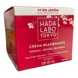 Crema Hada Labo Reafirmante con Ácido Hialurónico para Rostro y Cuello, 50g