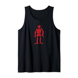 Pirate Flag - Pirate Edward Low - Red Skeleton Flag Tank Top