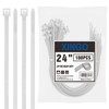 XINGO 24 inch White Zip Ties Heavy Duty (100 Pack),