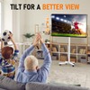 Mobile TV Cart Rolling TV Stand for 23-60 Inch LCD