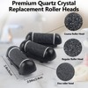 6 Pack Replacement Roller Refill Heads for Electric Foot Callus