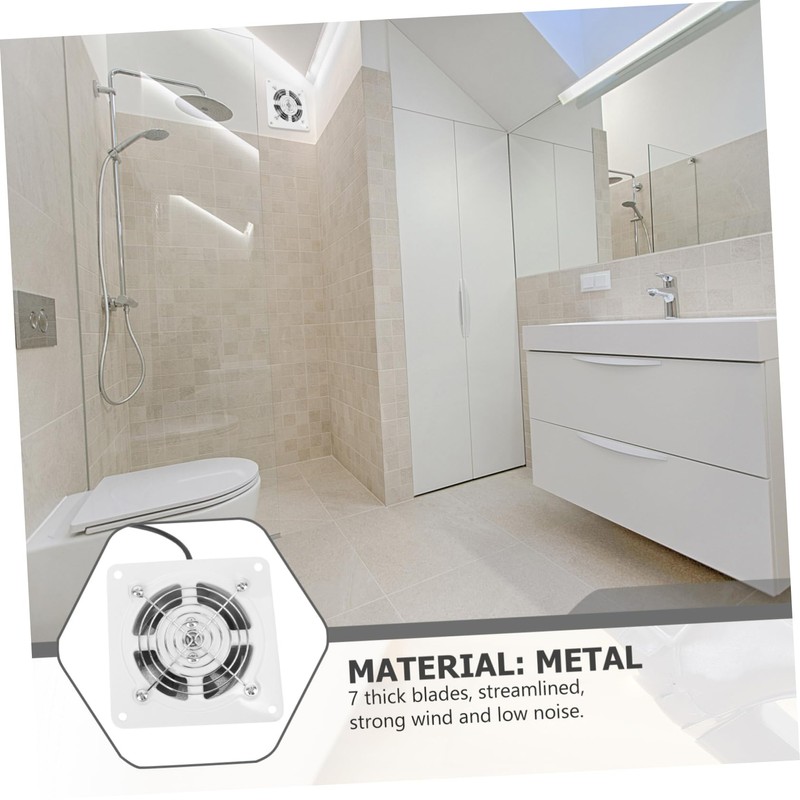 Outanaya Wall Mount Exhaust Fan for Kitchen Bathroom Ventilation Energy