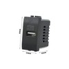 2 USB Charging Modules 5V 2.1A Compatible with Bticino Living
