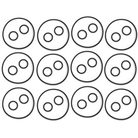 (12 Sets, 36 Pcs) Replacement Valve Cover & Shaft O-Rings for Jandy NeverLube/Pentair Valves (Part Numbers O-515-KIT-9, 1132/51016200 and R0487100/192039/O-158) and Hayward PSV valves (P/N: PSXVZ2A)