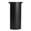 Creative Co-Op Sleek Metal Round End Table, Black