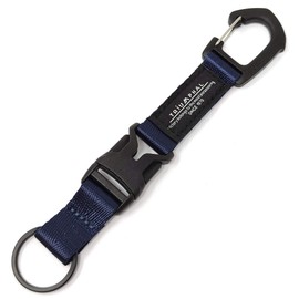 Liberta tmky-003 Men's Key Holder, Carabiner, Buckle Included, Nylon Keyring, Navy