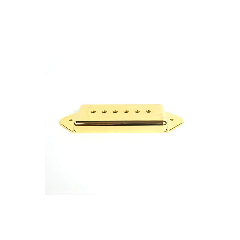 Replacement P-90 p90 Dog-ear Pickup Cover 50mm, Gold-Plated/Plastic