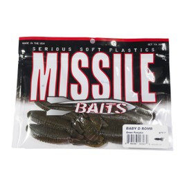 Missile Baits Baby D Bomb Lure, Green Pumpkin