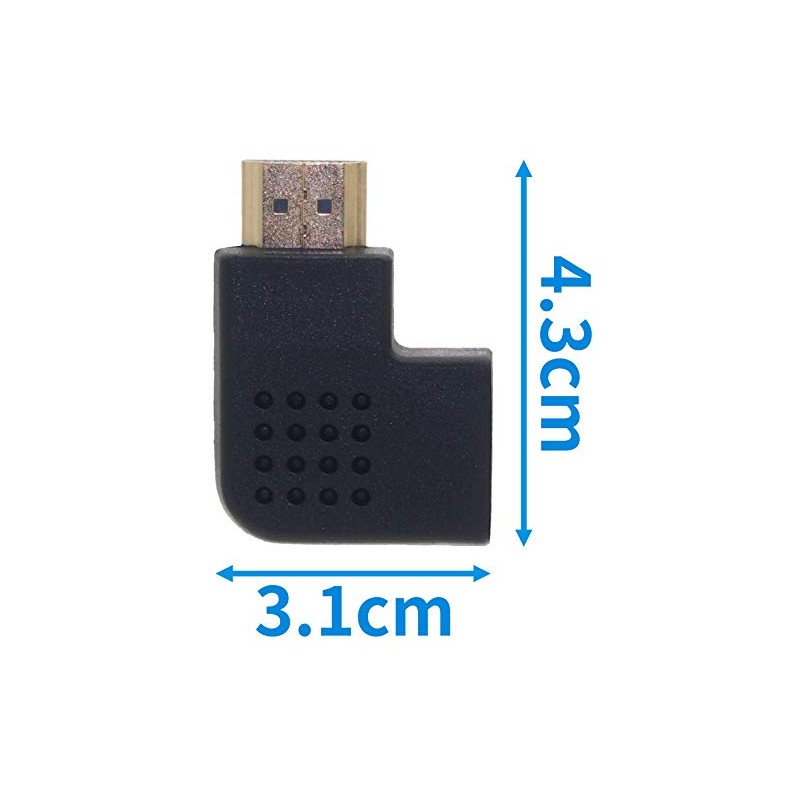 Audio Fan HDMI Converter Adapter Male to Female Terminal Direction