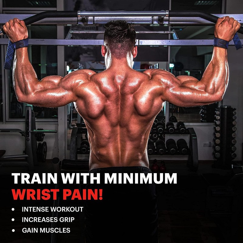 Lifting Straps for Weight Lifting, Crossfit, Bodybuilding, Powerlifting and deadlifting.