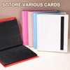 sourcing map 4 Pocket Trading Card Binder, PU Cover Card