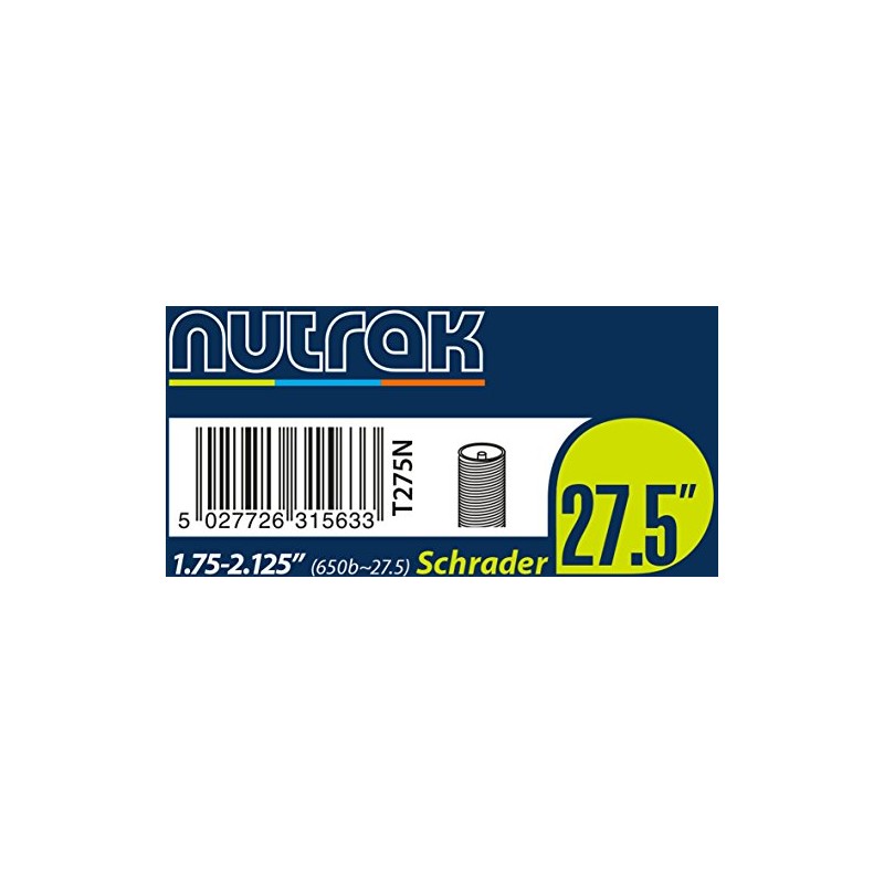 Nutrak 27.5 or 650B x 1.75-2.125 Schrader inner tube