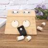 2 Holes Bamboo Moxa Box Moxibustion Box, 2 Holes Bamboo