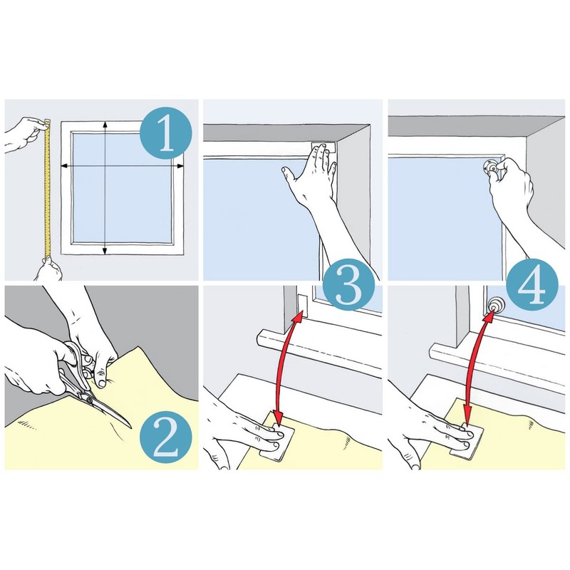 Easynight Portable Travel Blackout Blind, 100% Light Blocking Fabric, Regular,