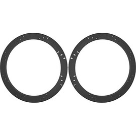 15" Subwoofer Speaker Spacers Depth Extender Extending Rings - 1" thick - ID: 14 1/8" OD: 15 7/8" - 1 Pair - SSK15K - Stackable - Perfect For Framing Fiberglass Enclosures