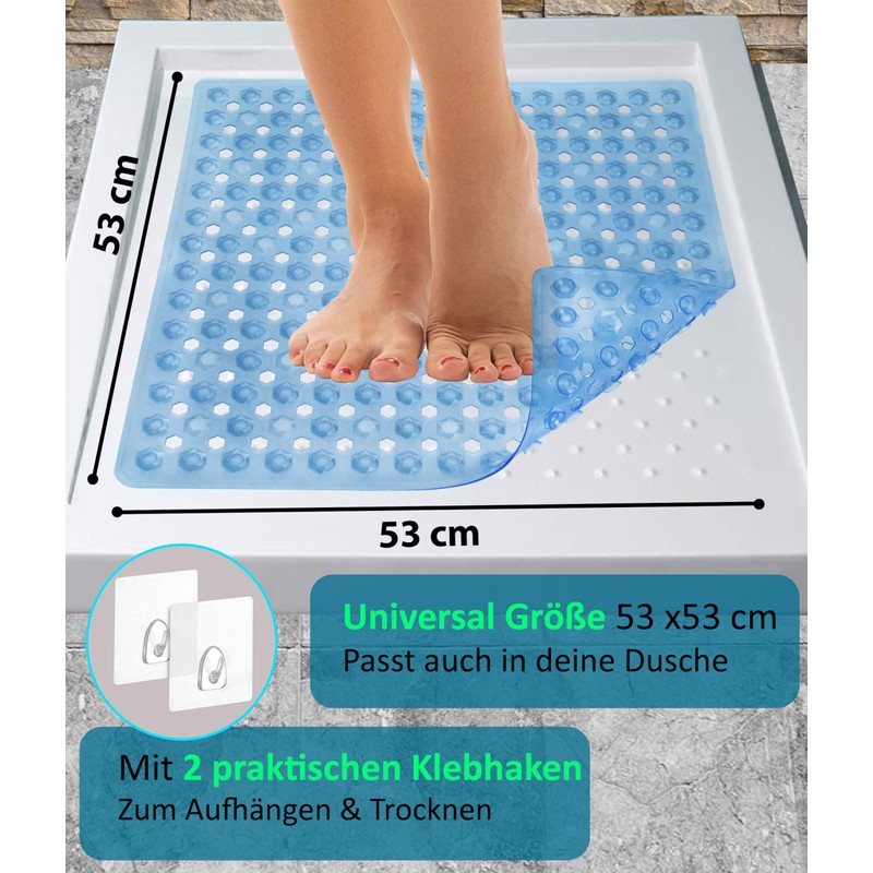 Blumbach® Shower Mat Non-Slip 53 x 53 cm - 100%