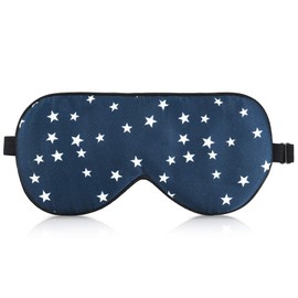 Navaris Silk Sleep Mask Eye Mask Blindfold - 100% Dark for Sleeping - for Sleep on Travel or Home - for Women and Men