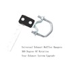2 Pack Universal Exhaust Hangers，Adjustable Rotating Silencer Hanger Heavy Duty