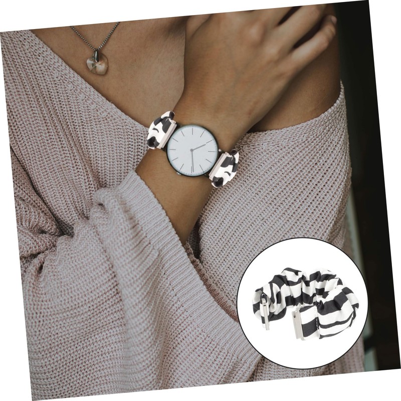 OSALADI Stretchable Zebra Print Watch Band for Watch Elastic Strap