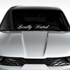 XTRAYXRAY Locally Hated Windshield Banner Sticker Car Decal Window Bumper