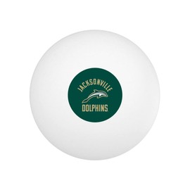 Jacksonville University Dolphins Logo Novelty Table Tennis Ping Pong Ball 12 Pack with Storage Bag