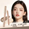 DEEPSUN Two-color three-dimensional pencil shading highlight, 1 piece, 02# natural+gray brown / DEEPSUN 쓱싹 투 컬러 입체감 팬슬 쉐딩 하이라이트, 1개, 02# 네추럴+그레이 브라운