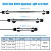 iKefe 7.5" White & Blue Submersible LED Aquarium Fish Tank