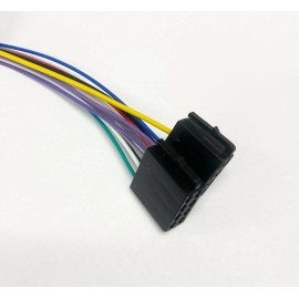 HDD PETERBILT Stereo Radio MALE Wire Harness Plug Semi Truck BIG RIG Bobtail ISO-DIN