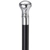 Zayan Nautical Chrome Plated Brass Knob - Walking Cane -