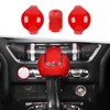 Jimen Compatible with Ford Mustang 2015-2023, 3PCS Gear Shifter Knob