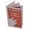 12 Pack Unscented Jumbo Candles 9" x 1½" Including The