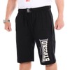 Lonsdale Mens Jersey Pants Logo Jam, Color:black, Größe:xxxl