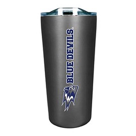 The Fanatic Group Wisconsin Stout Double Walled Soft Touch Tumbler, Design-3 - Silver